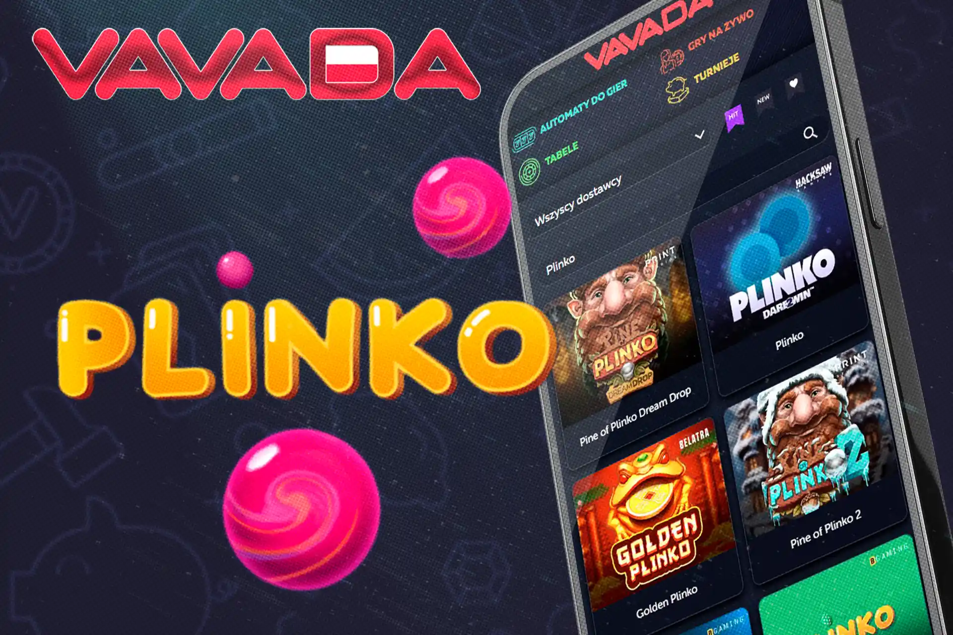 Graj w játékok Plinko w naszym kaszinóban